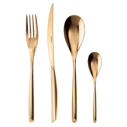 סט סכום דגם BAMBOO  מבית SAMBONET צבע נחושת מבריק