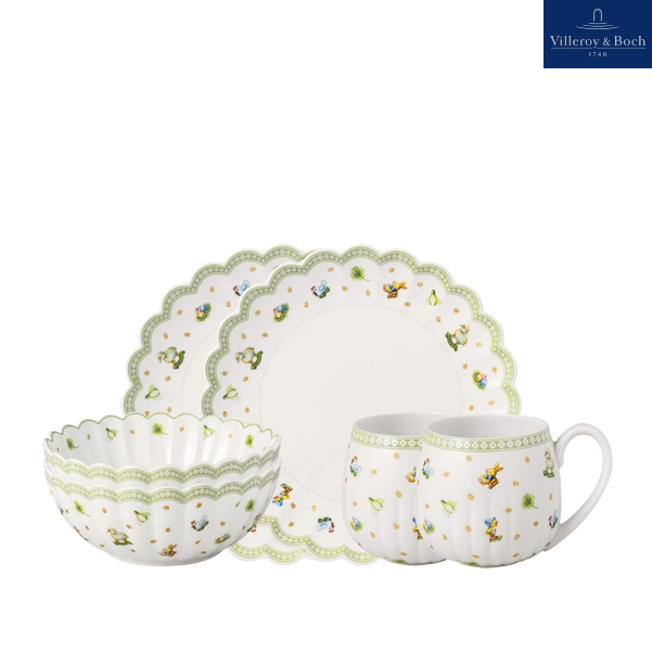 סט ארוחת בוקר לזוג EASTER Villeroy & Boch 6 חלקים